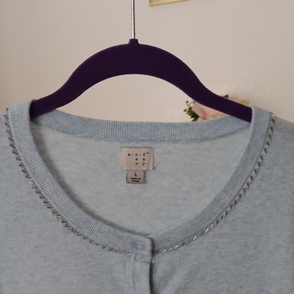a new day Light Blue Women's Cardigan - Picture 3 of 7